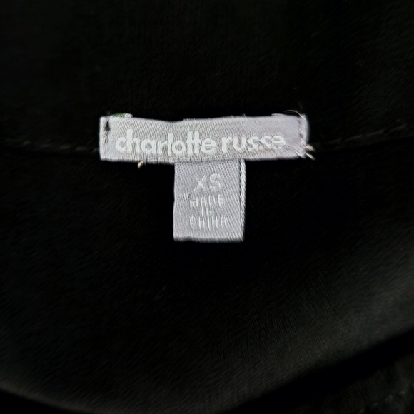 Charlotte Russe Semi-Sheer Caged Tank Top w/Studs | XS - Picture 4 of 8